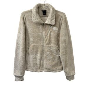 The North Face Osito Flow Jacket Furry Warm Cream White Woman’s Large